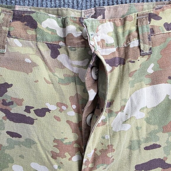 USGI Army Combat Pants Medium Reg 34 32 Camo Ripstop Insect Shield Hunting Hike - Picture 10 of 16